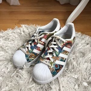Adidas Superstar Patterned Sneakers